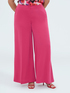 Wide-Leg-Hose aus flie&szlig;endem Stoff image number 1