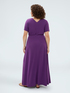 Pretty jersey dress with drawstring waist image number 3