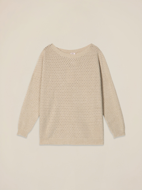 Maglia misto viscosa lavorazione traforata