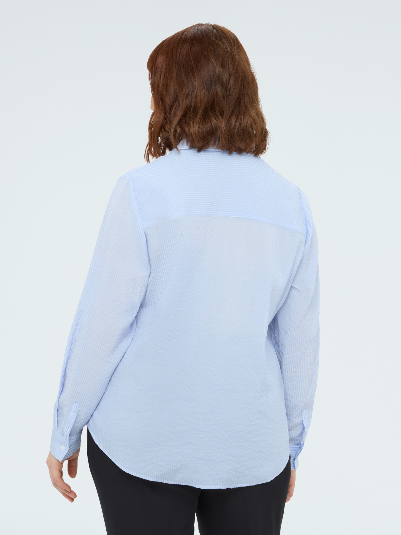 Camicia con volant e fiore image number 1