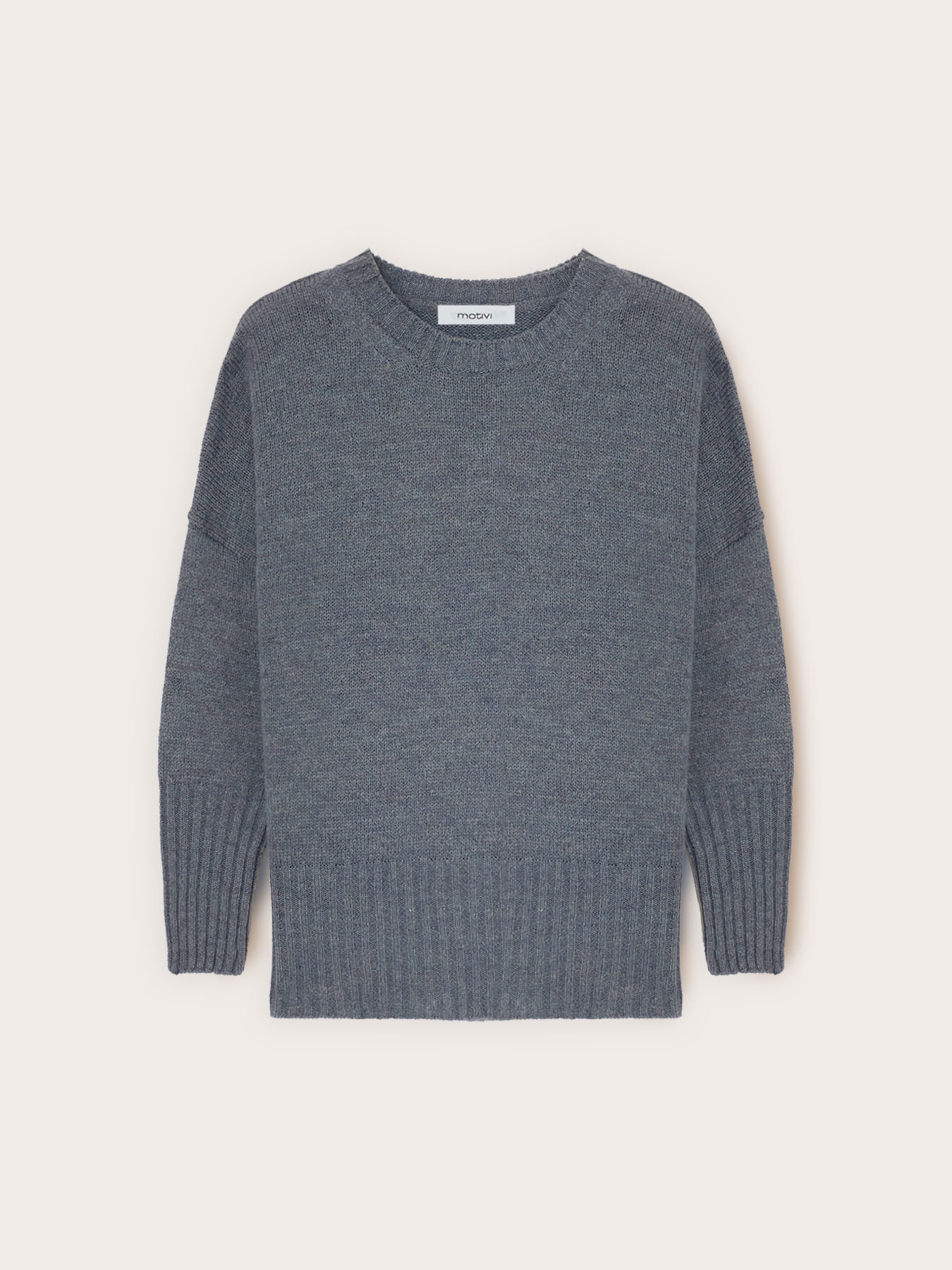 Oversized wool blend sweater image number 4