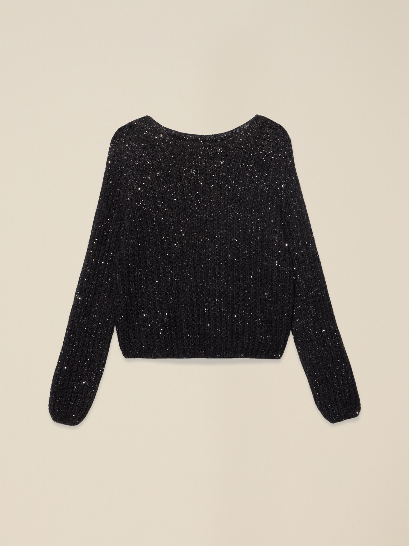 Maglia misto mohair con paillettes image number 3