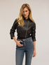 Short biker jacket image number 0