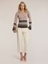 Ribbed sweater with bell sleeves image number 3