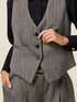 Gilet in flanella gessata image number 3