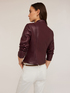 Blousonjacke aus beschichtetem Stoff mit Shaping-Schnitten image number 1