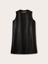Coated fabric openwork sheath dress image number 4