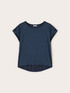 T-shirt bimati&egrave;re m&eacute;lange coton image number 3