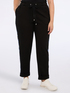 Pantalon bouffant en tissu scuba avec bandes latérales image number 2