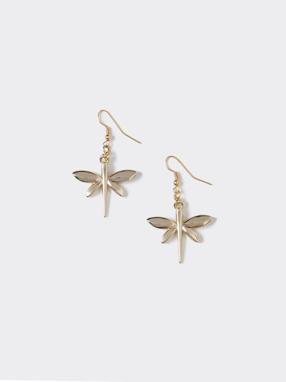Boucles d'oreilles libellule