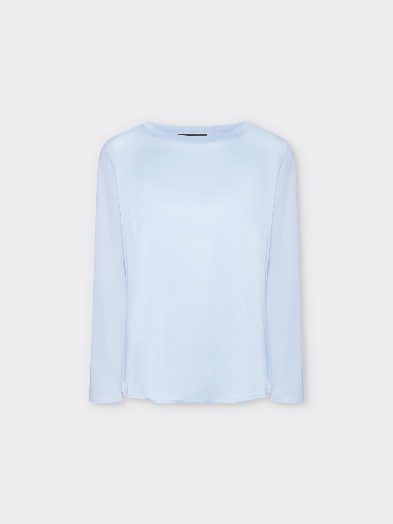 T-Shirt aus zwei Stoffen image number 4