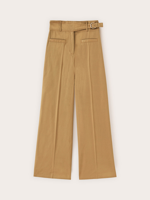 Palazzo pants with high waist