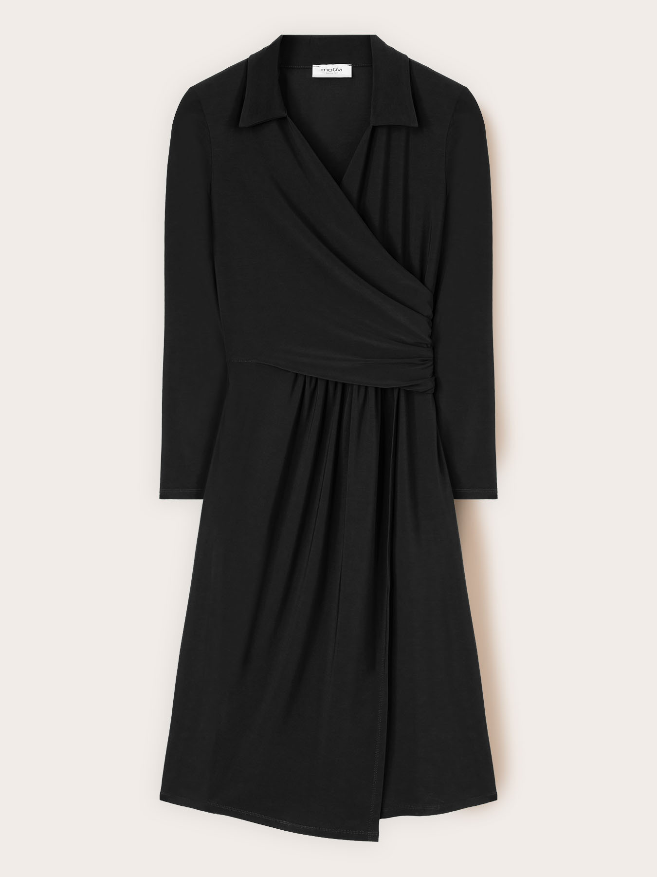 Robe drap&eacute;e en jersey image number 3