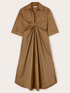Vestito chemisier con nodo image number 4