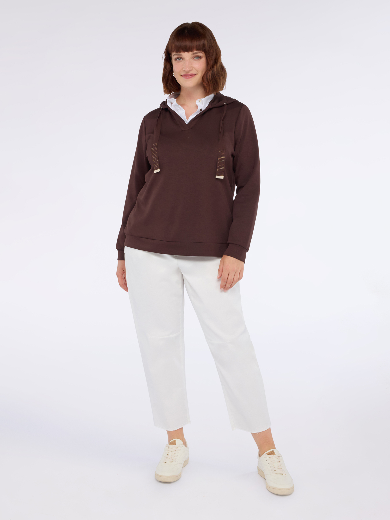 Kapuzenpullover mit Kordelzug und Lichtpunkten image number 3