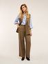 Palazzo-Hose mit Nadelstreifen image number 2