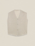 Sleeveless cardigan in lurex yarn image number 3