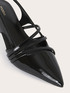 Slingback pumps with straps and kitten heel image number 3