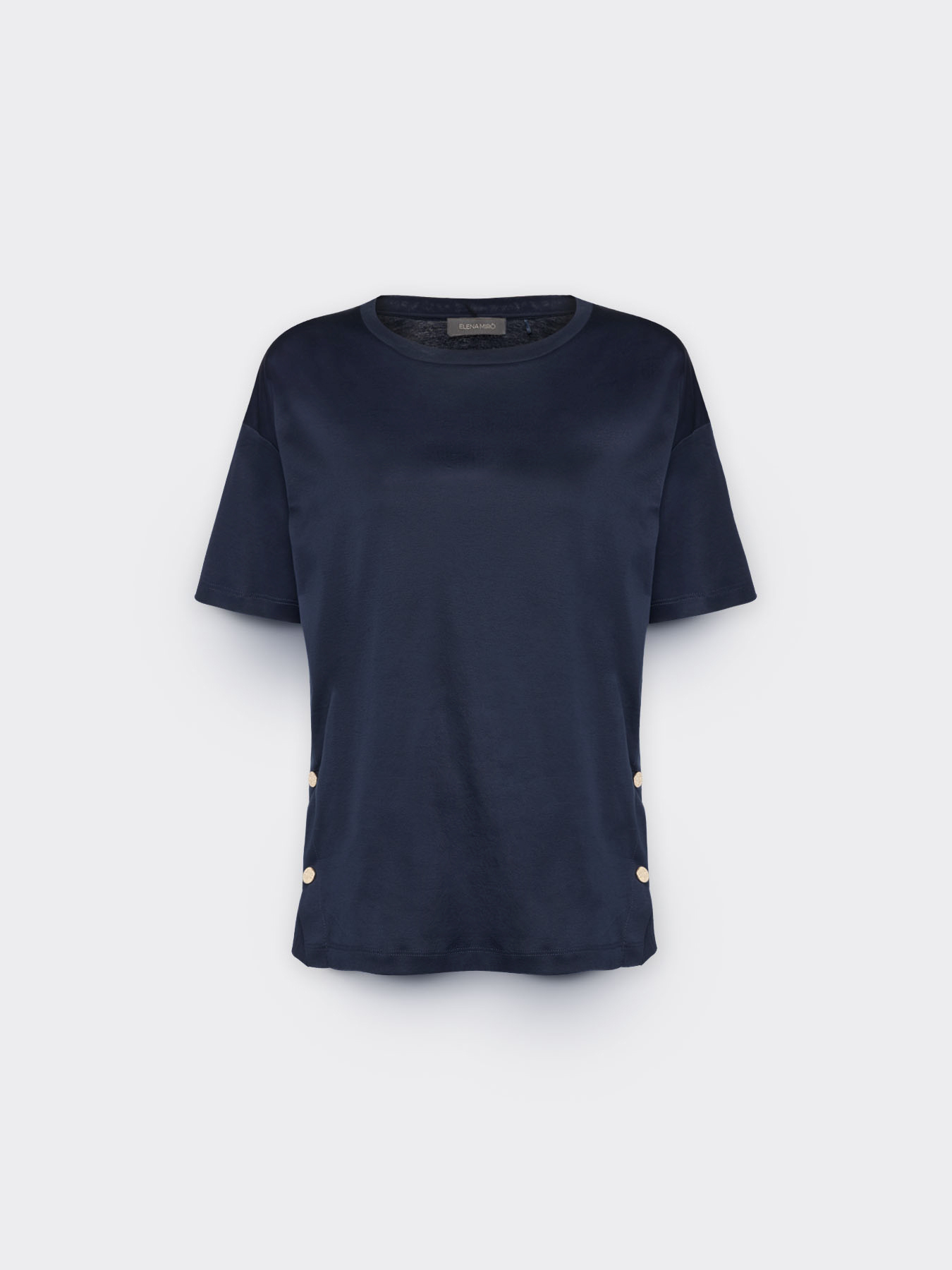 T-shirt avec boutons sur les fentes image number 4
