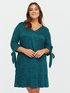 Robe imprimée avec nœuds image number 3