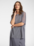 Linen blend crew neck sweater image number 0