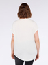 T-shirt bimaterica con scolllo tondo image number 1