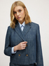 Chaqueta con doble botonadura en denim image number 3