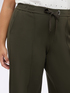 Wide leg trousers in milano stitch image number 3