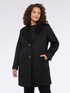 Manteau long en laine mélangée avec boutons image number 2
