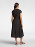 Vestido midi con escote en pico image number 1