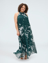 Langes Free-Kleid mit Blattdruck image number 2
