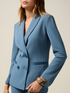 Blazer doppiopetto con bottoni foderati image number 2