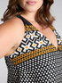 Langes Kleid mit Tribal-Print image number 4
