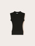 Ribbed knit top image number 4
