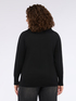 Turtleneck sweater with buttons on the cuffs image number 1