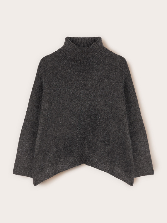 Pull col roulé oversize