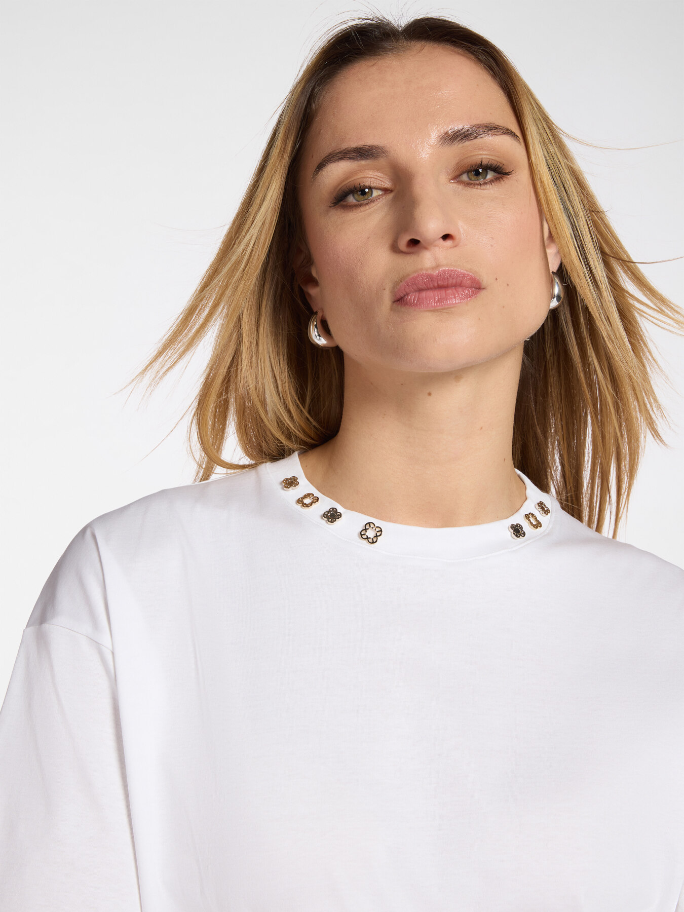 T-shirt with Monogram appliqu&eacute;s image number 3