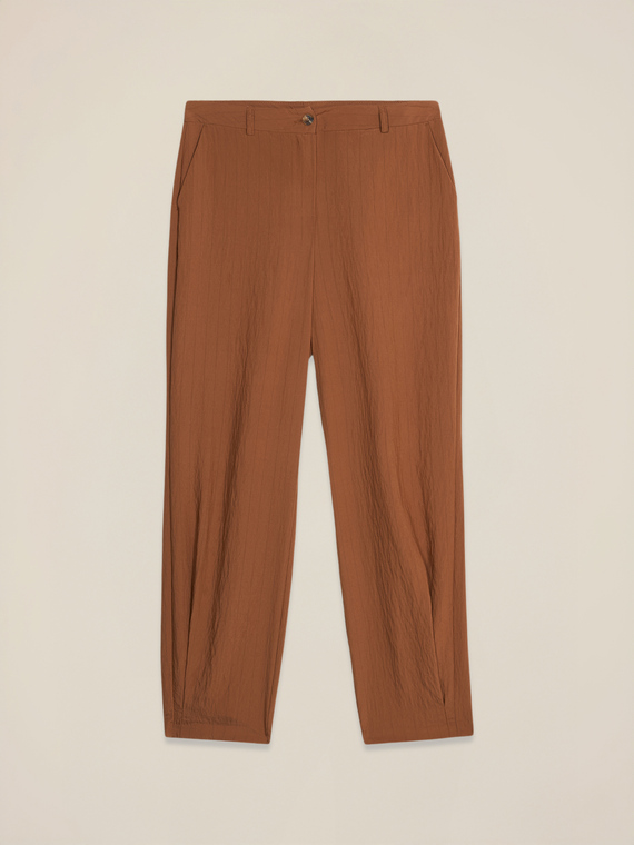 Pantaloni palazzo din material fluid