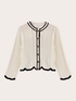 Cardigan en maille au point andalou image number 4