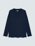 V-neck sweater in viscose blend image number 4