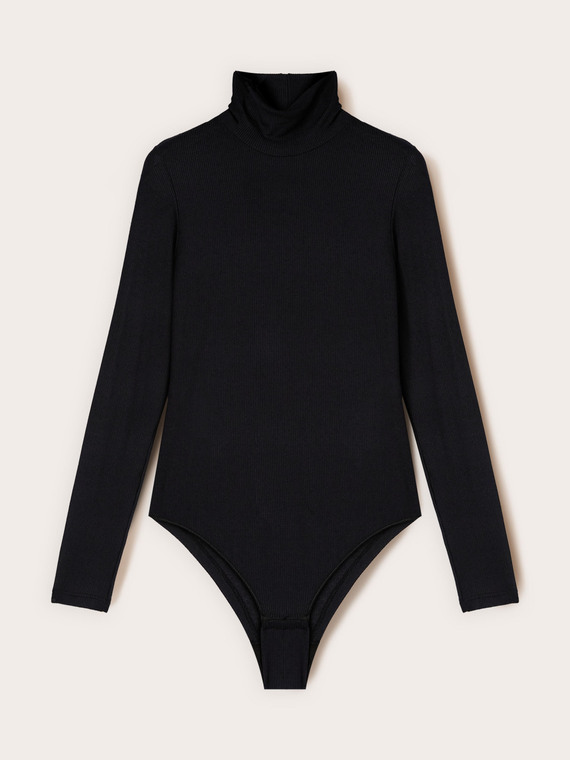 Body a coste misto cachemire