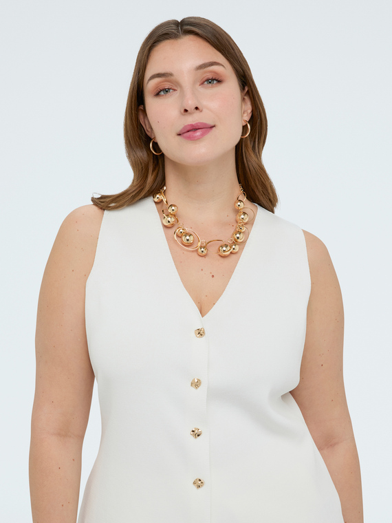 Collana con sfere e anelli