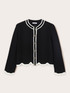 Cardigan en maille au point andalou image number 4