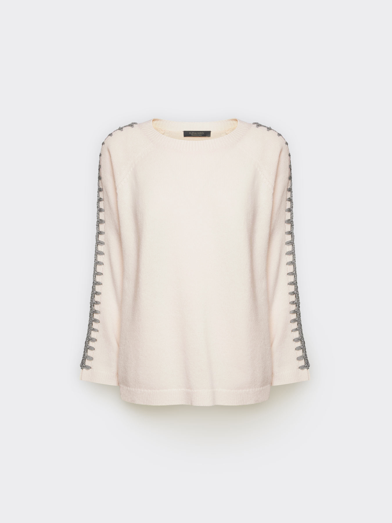 Pure wool sweater with embroidery image number 4