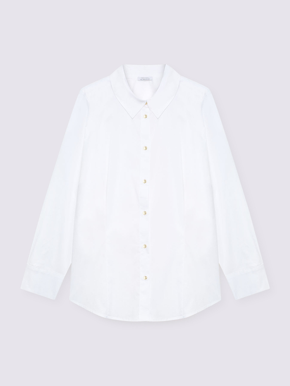 Stretch cotton shirt