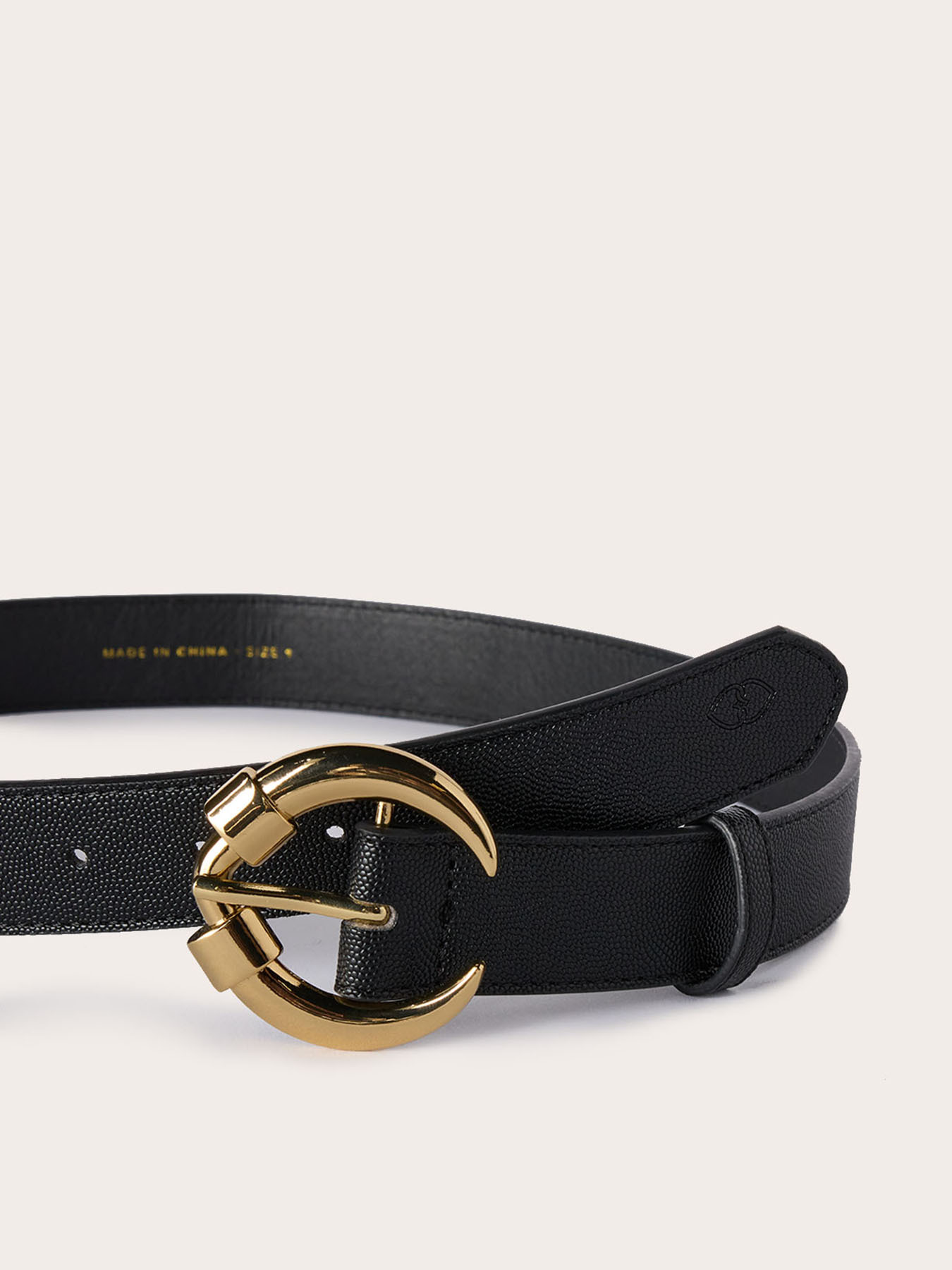 Cintura con fibbia tonda image number 2