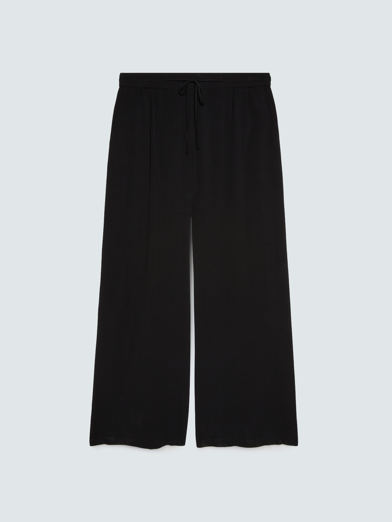 Pantalon Wide Leg avec cordon de serrage &agrave; la taille image number 4