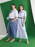 Robe longue chemise en coton jacquard image number 5