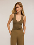 Top in maglia con cut-out image number 3