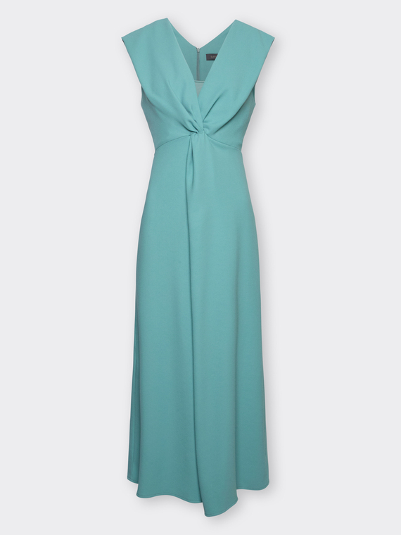 Dress with front knot